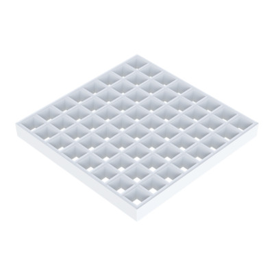 GFK ISO-FR 3660×1220 мм, ячейка 38×38 мм, толщина 30 мм, RAL 7035