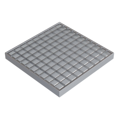 Прессованный настил 1000×1000 мм, ячейка 33×33 мм, несущая полоса 30×2 мм